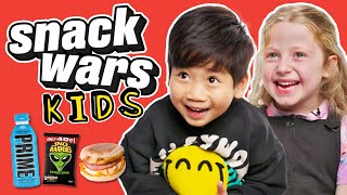 British Kids Try American Food For The First Time  Snack Wars [upl. by Colette]