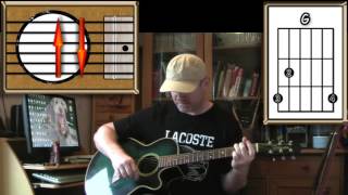 Wind Beneath My Wings  Bette Midler  Acoustic guitar Lesson detuned by 1 fret easy [upl. by Zendah]