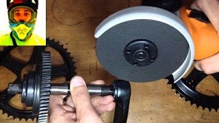 Stuck crank arm • BBS02 BBSHD Bafang 8fun mid drive Electric Bike [upl. by Nnylhtak708]