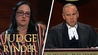 Judge Rinder Gives Smug Woman a Warning  Judge Rinder [upl. by Attenwad]