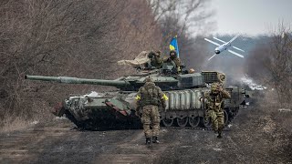 Lancet Drone Destroys Ukrainian T64BV Tank amp Kozak7 Destruction Footage [upl. by Dace]