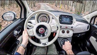 2022 Fiat 500 II Hybrid 10 70HP 0100 POV Test Drive 1071 Joe Black [upl. by Elsey]