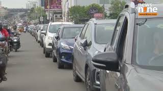 Chennai Prepares for Heavy Rain Residents Park Cars on Flyover Schools Closed  News9 [upl. by Cirdes63]