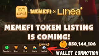 MEMEFI Airdrop Wallet Connection  StepbyStep Guide [upl. by Enyleve]