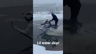 Skidoo water skip [upl. by Artiek]