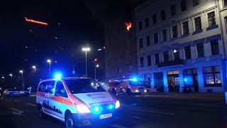 Toter bei Wohnungsbrand in Leipzig [upl. by Lechner]