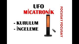 UFO UZAKTAN KUMANDALI ISITICI KURULUM VE İNCELEME [upl. by Joya727]