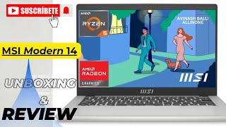 MSI Modern 14 Ryzen5 Hexa Core 7530U 16gb  512gb  Best For Students amp Working Professionals [upl. by Oer]