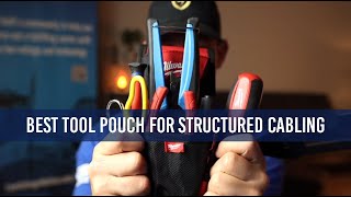 Best Tool Pouch for Low Voltage and Structured Cabling [upl. by Aieki]