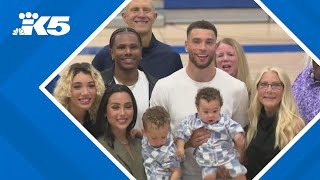 NBA star Zach LaVine gives back to Bothell with gift to high school [upl. by Glogau]