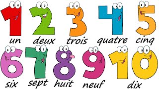 French Lesson 17  NUMBERS 110  Learn French  The French Minute [upl. by Duster]