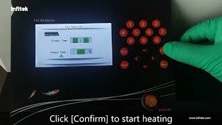 Fat Analyzer FTA406 parameter settings [upl. by Hertzog]