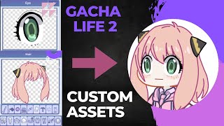 Custom assets in Gacha life 2 [upl. by Ahcas]