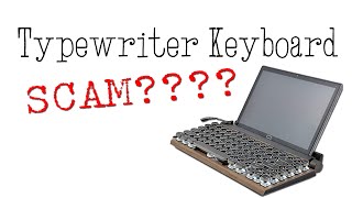 quotInfluencersquot and a typewriter keyboard SCAM [upl. by Swetiana338]