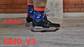 adidas nmdV3 v3 Adidas NMDV3 CBLACKCB ☆unboxing☆ Review amp On Feet [upl. by Andrei]