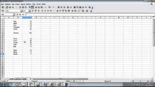 Formler i OpenOffice Calc [upl. by Hallutama]