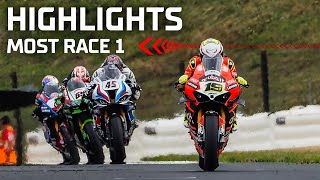 WorldSBK Race 1  2022 Czech Round [upl. by Seluj]