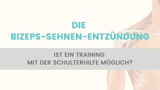 Schulterhilfe Training trotz BizepsSehnenEntzündung möglich [upl. by Anhej934]