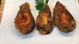 Mejillones al vapor con salsa de tomate  Receta AMC [upl. by Vig]