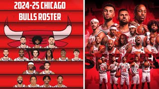 202425 Chicago Bulls Roster [upl. by Meerak]