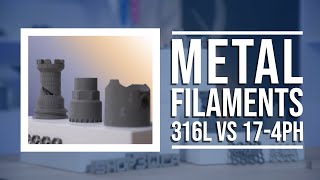 316L vs 174PH Metal 3D Printing Filament Comparison [upl. by Amarette]