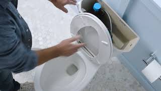 How to Replace a Universal Fill Valve on a Gerber Toilet [upl. by Woodrow]