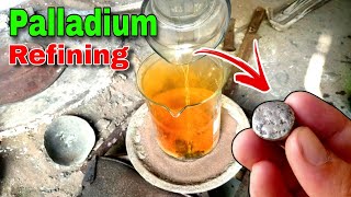 How to Refine Palladium in Hindi  Palladium Refining Process  Palladium Recovery palladiumua [upl. by Yenttihw881]