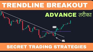 Trend line Breakout Trading Strategies  Secret Of Trendline Breakout [upl. by Ginzburg]