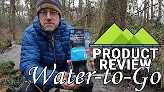 WatertoGo Water Filter 075l Water Bottle Filtration Review [upl. by Bashemath]