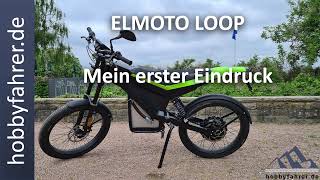 Kurzeindruck ELMOTO LOOP EMopedEBike  hobbyfahrerde [upl. by Ettennig]