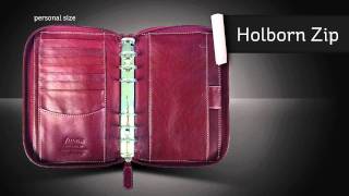 Filofax Holborn Zip Organisers [upl. by Lexa]