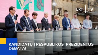 Žinau ką renku kandidatų į Prezidentus debatai 2024  20240504 [upl. by Eneg]