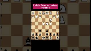 Effective chess openings Philidor Defense Hanham Variation C41 classicgames ukulele cute [upl. by Phineas]