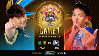 MPL PH S13  PLAYOFFS DAY 4  FCAP vs RSG  GAME 1 [upl. by Akemihs]