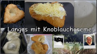 Langos mit Knoblauchcreme vegetarische Langos mit Kältegärung [upl. by Lagiba703]