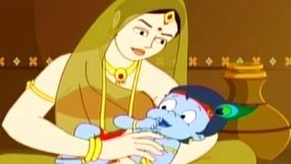 Bal Krishna Part 2  Lord Krishna Kills Kansa Animated English Story [upl. by Aknaib261]