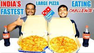 2 X Large Dominos Pizza Eating Challenge  Dominos Pizza Eating  Food Challenge  Viwa Food World [upl. by Winterbottom14]