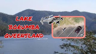 LAKE BORUMBAQUEENSLAND  AERIAL VIEW djimini2se lake queensland travelvlog [upl. by Fechter738]