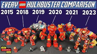 EVERY LEGO Hulkbuster Comparison 76031 76104 76124 76164 76194 76247 [upl. by Waverley]