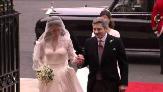 Catherine Middleton arrives at Westminster Abbey [upl. by Andaira]