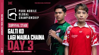 NP 2023 PMGC League  Survival Stage Day 3  PUBG MOBILE Global Championship [upl. by Harutak]