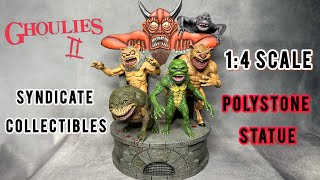 Syndicate Collectibles Ghoulies 2 14 Scale Polystone Diorama Statue Review [upl. by Feldt]