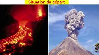 Volcan effusif et volcan explosif  comparaison [upl. by Oiznun]