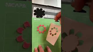 Using Cricut Rotary Blade to Cut Felt Flower [upl. by Nevla]