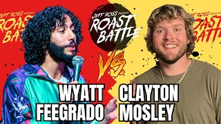 Racist Roast Battle Gets HEATED  Wyatt Feegrado vs Clayton Mosley  Roast Battle  Cobbs SF [upl. by Salvidor]