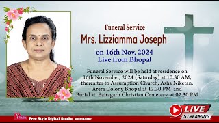 Funeral Service Mrs Lizziamma Joseph [upl. by Naivart]