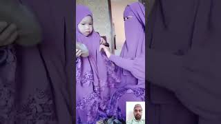 Mashallha beautiful hijab niqab tutorial hijabstlye status shortvideo [upl. by Lotte]