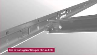 Présentation 3D  Ossature à clic QuickLock® ClipOn [upl. by Farver622]