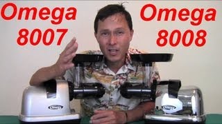 Omega 8007 and Omega 8008 Juicers  Differences Explained [upl. by Jo-Ann]