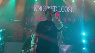 Knocked Loose  Contorted in the Faille live  The Belasco Los Angeles CA 42122 [upl. by Zerdna]